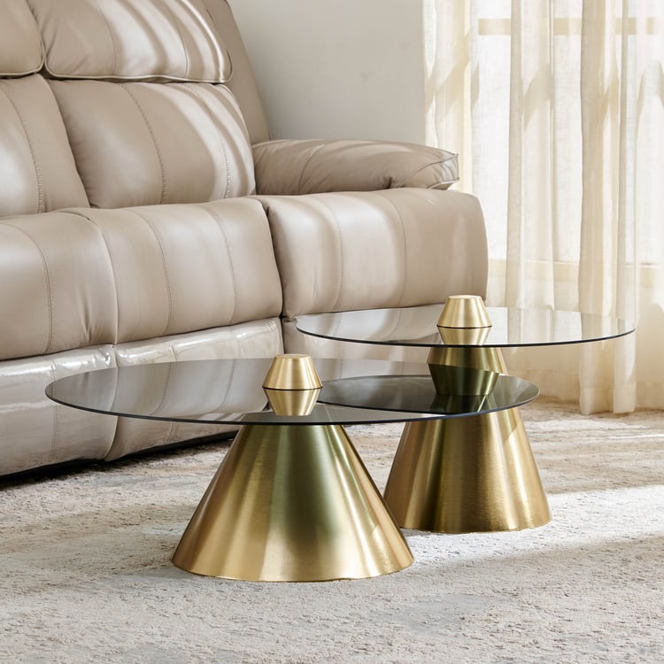 Torino Glass Top Coffee Tables