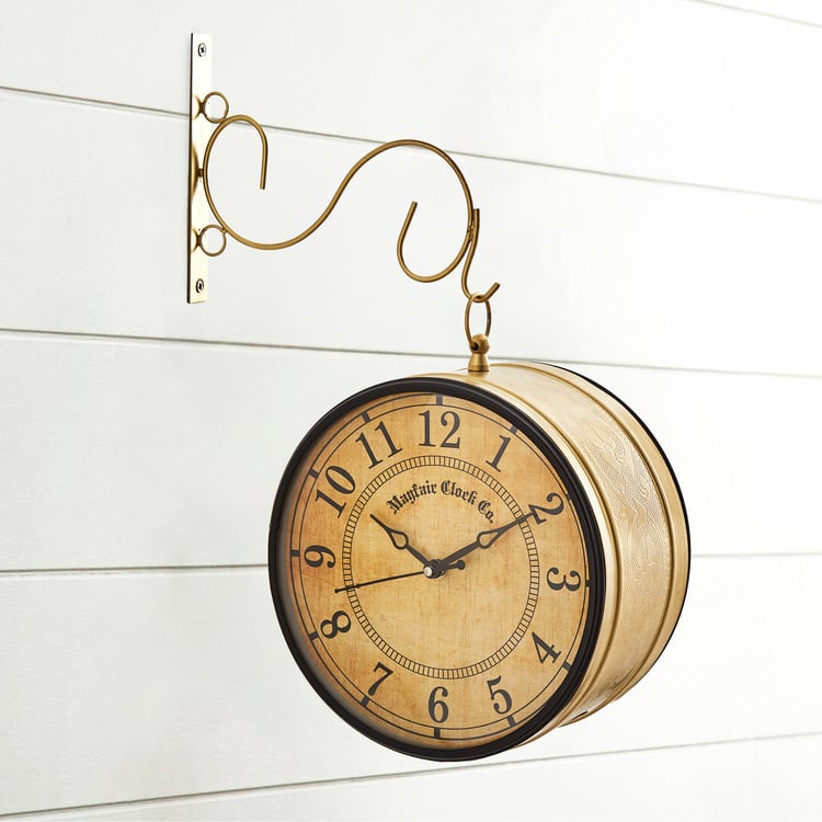 King's Cross Metal Hanging Clock